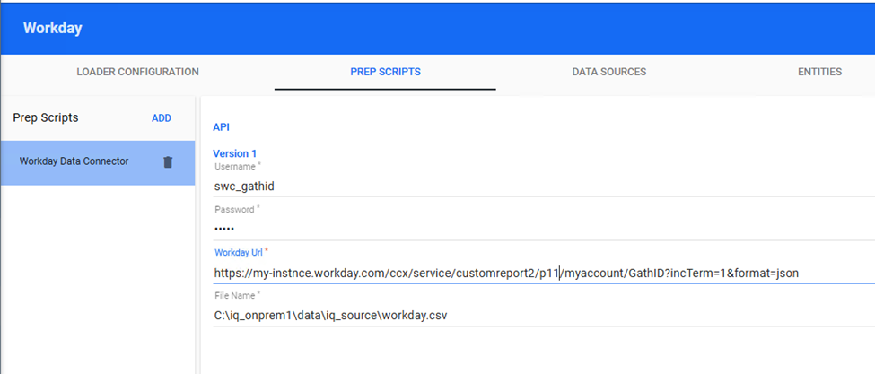 Workday Data Loading For Implementation Workday - System Data Connector Guide
